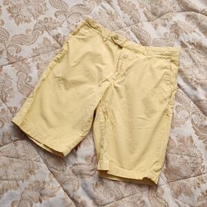 Club Monaco Sz 30 Yellow Gingham Shorts